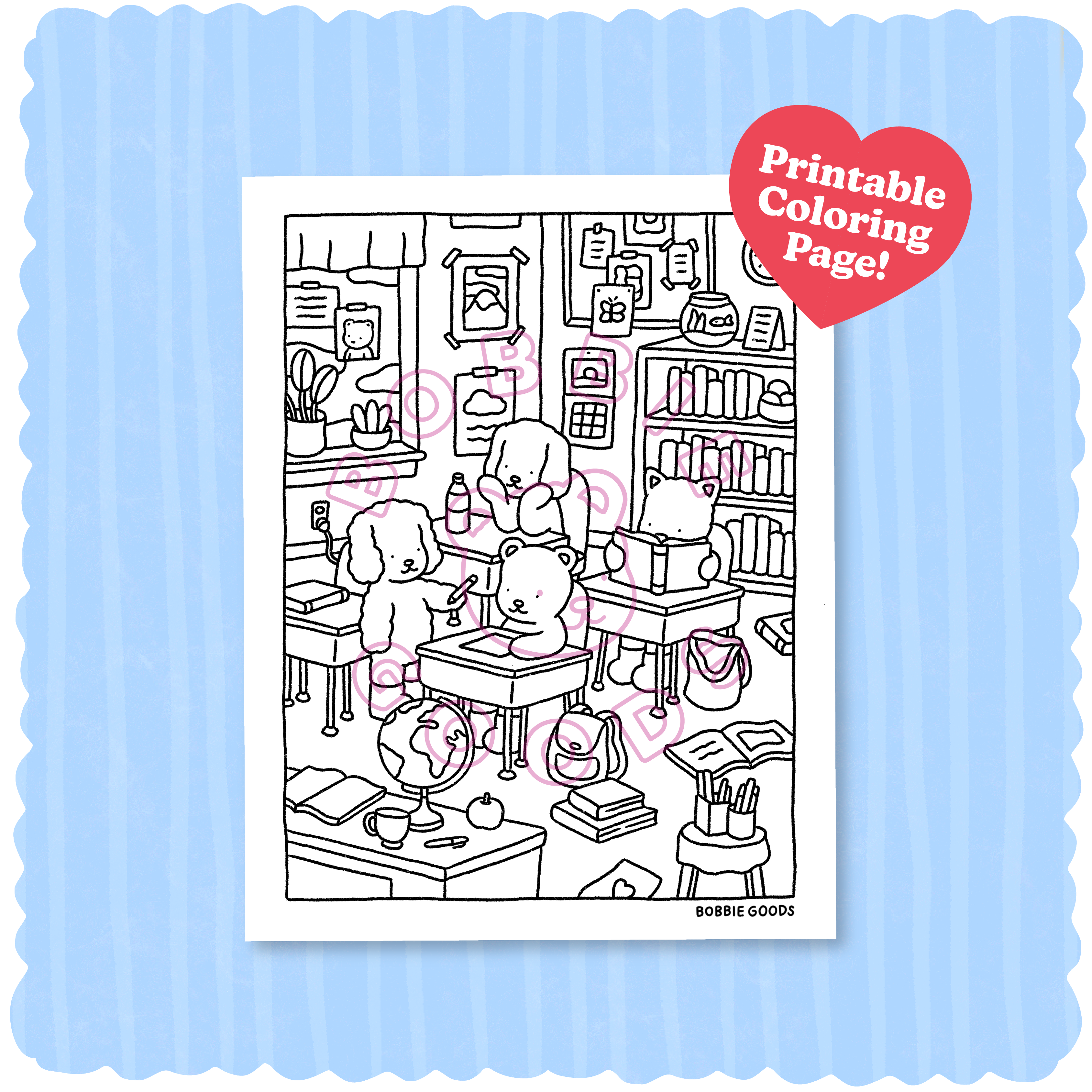 190 Bobbie goods ideas  coloring book art, cute coloring pages