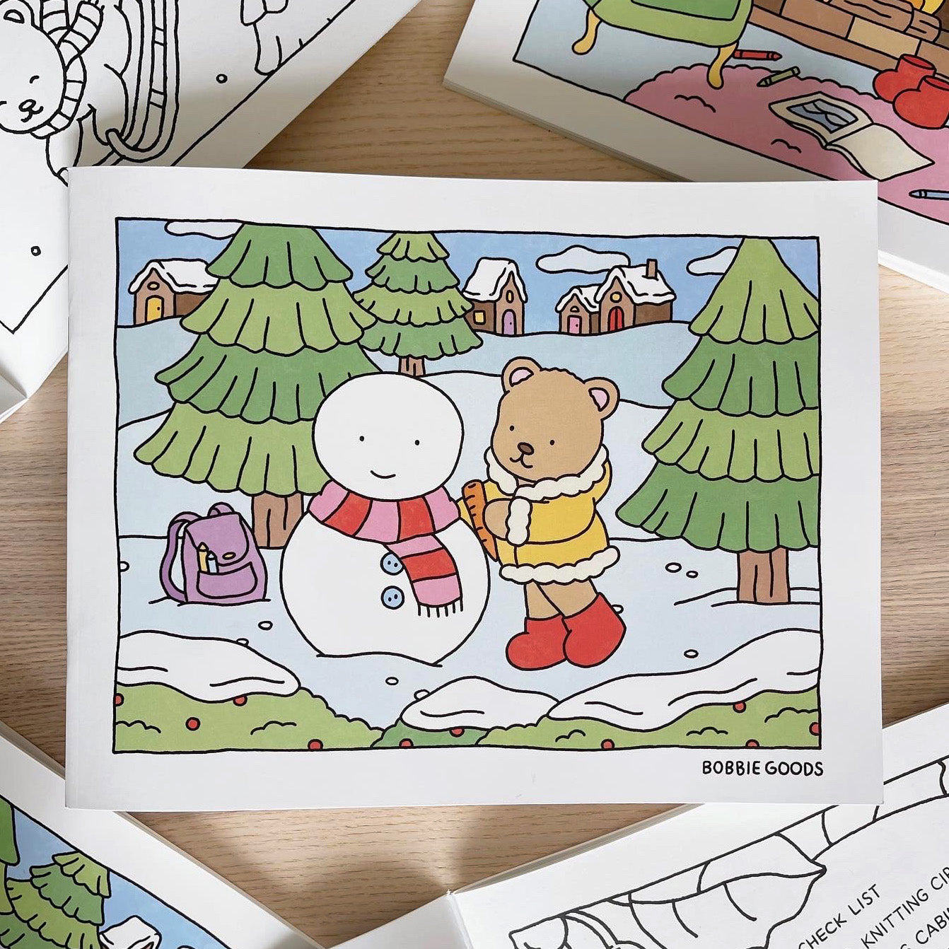Winter Coloring Book for Adults by Balloon Publishing