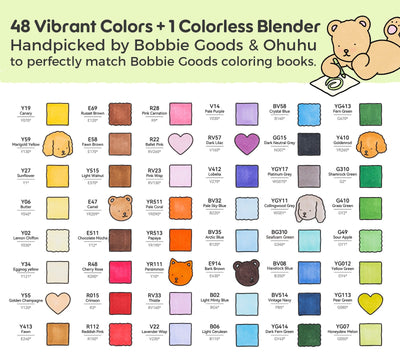 Bobbie Goods x Ohuhu Marker Set