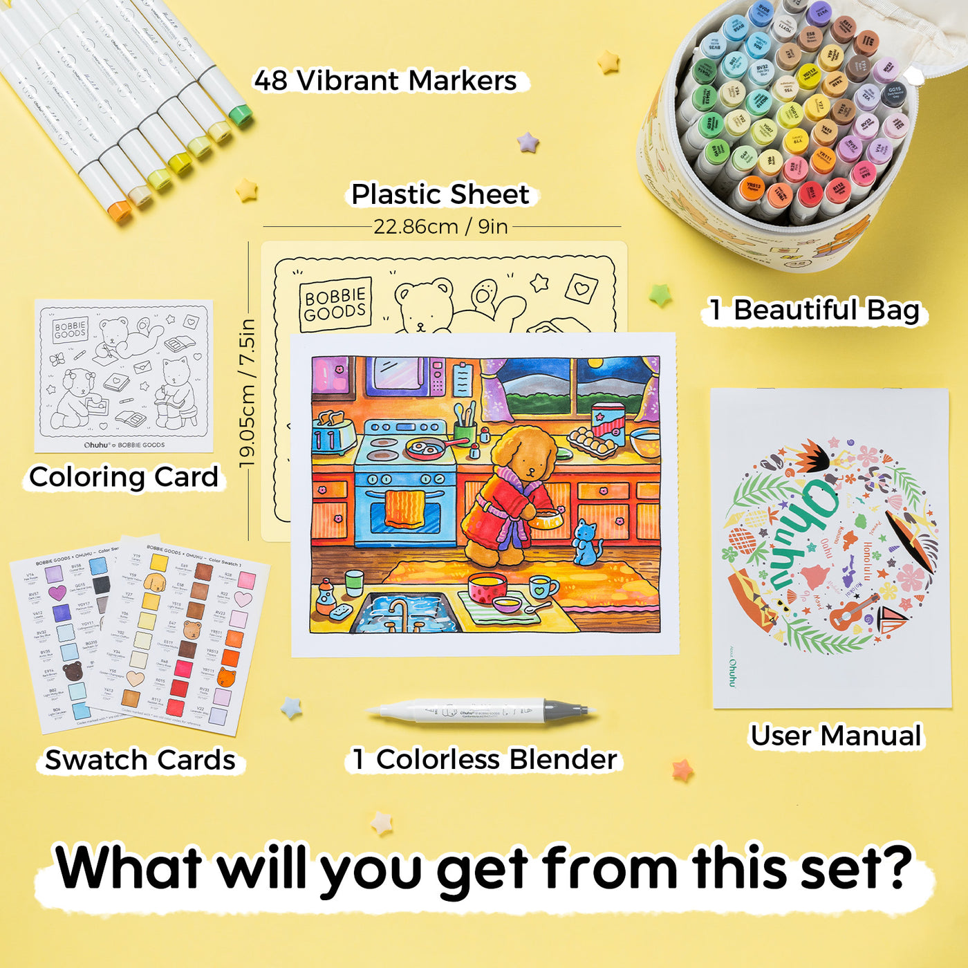 Bobbie Goods x Ohuhu Marker Set