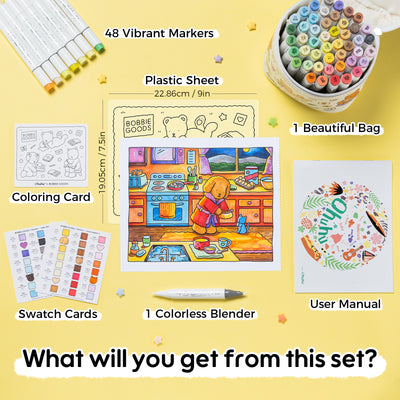 Bobbie Goods x Ohuhu Marker Set