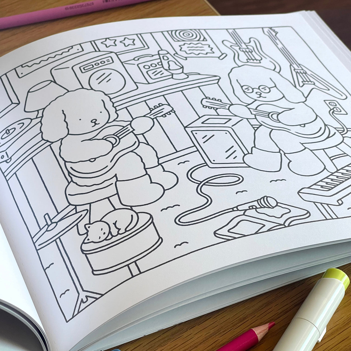 Day to Night Coloring Book