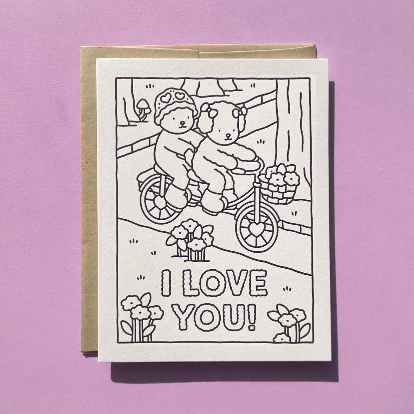 I Love You! Coloring Card