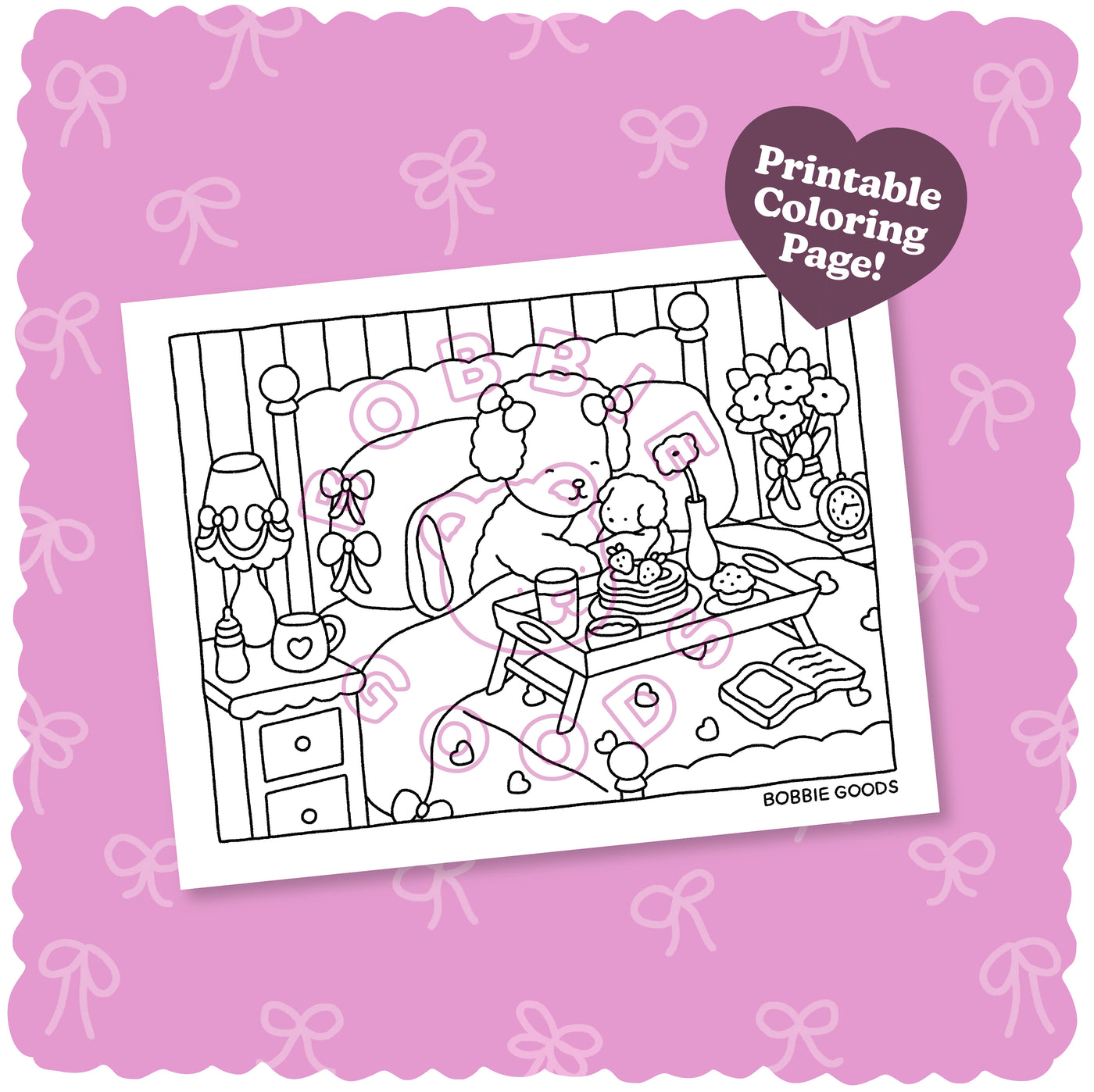 Digital Download • Mother’s Day Coloring Page