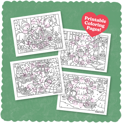 CUTE Bobbie Goods World Coloring Book For Girls Ages 4-8: Unwind