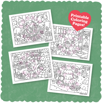 Digital Download • December Coloring Pages 2022