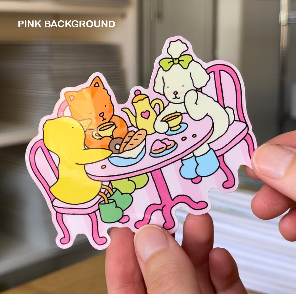 Tea Time Sticker