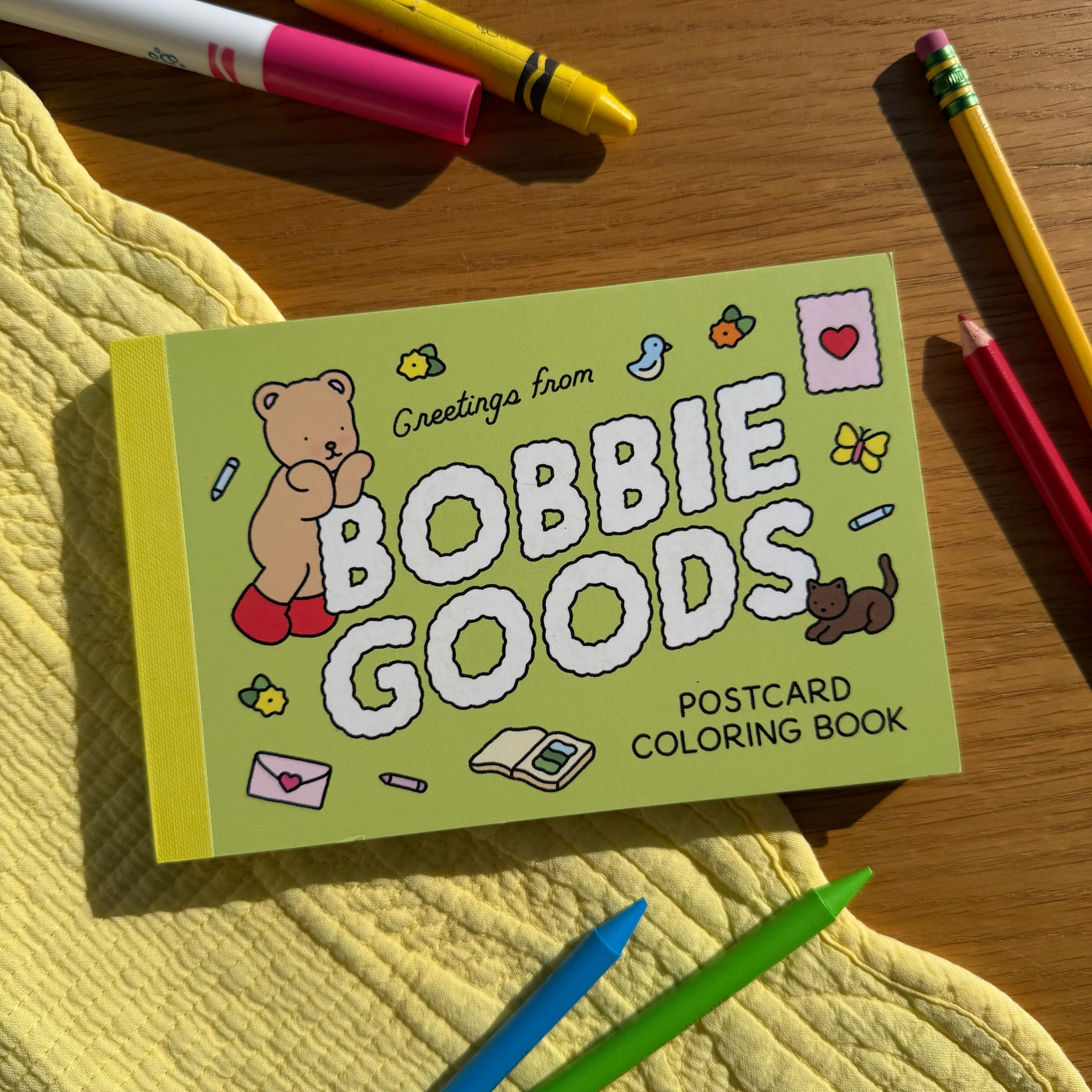 Postcard Coloring Book