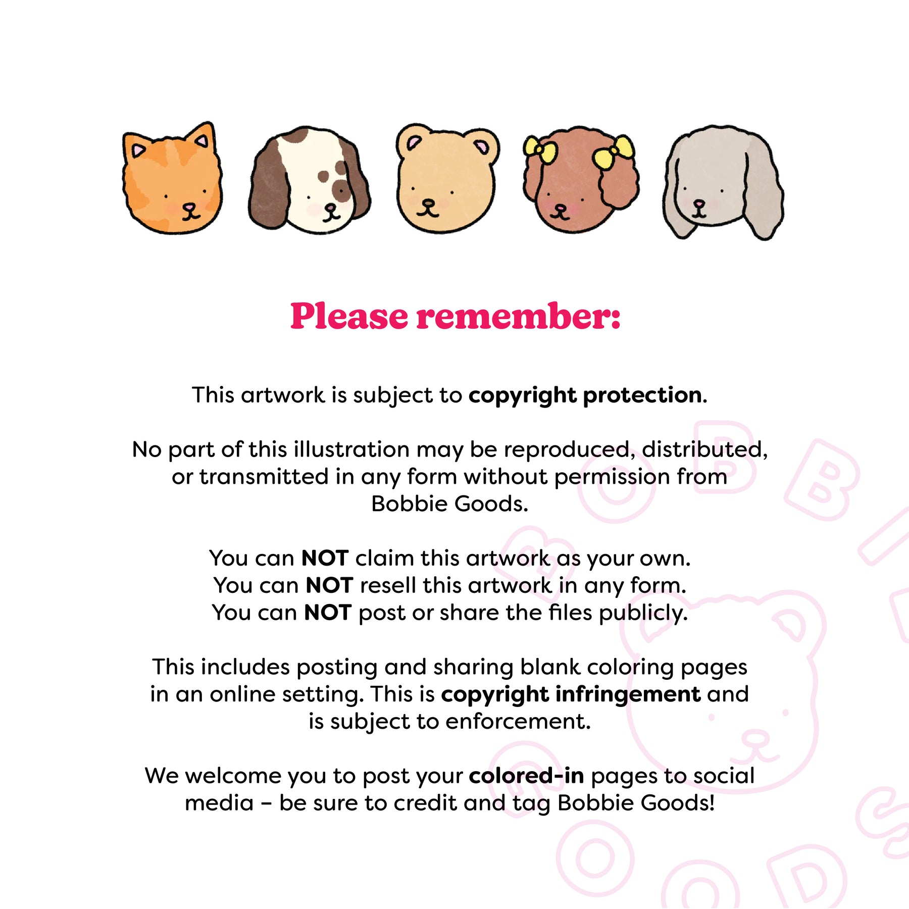 Digital Download ⢠February Coloring Pages Bobbie Goods