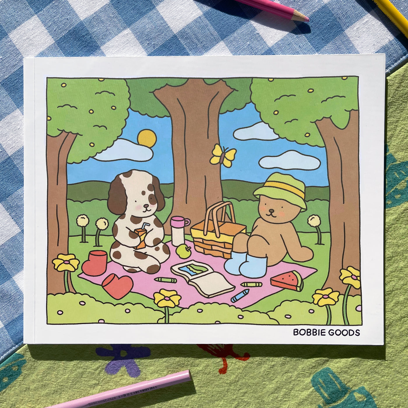relaxing Sunday with Bobbie Goods 🐻🌼@bobbiegoods! #bobbiegoods #bobb, Coloring  Book