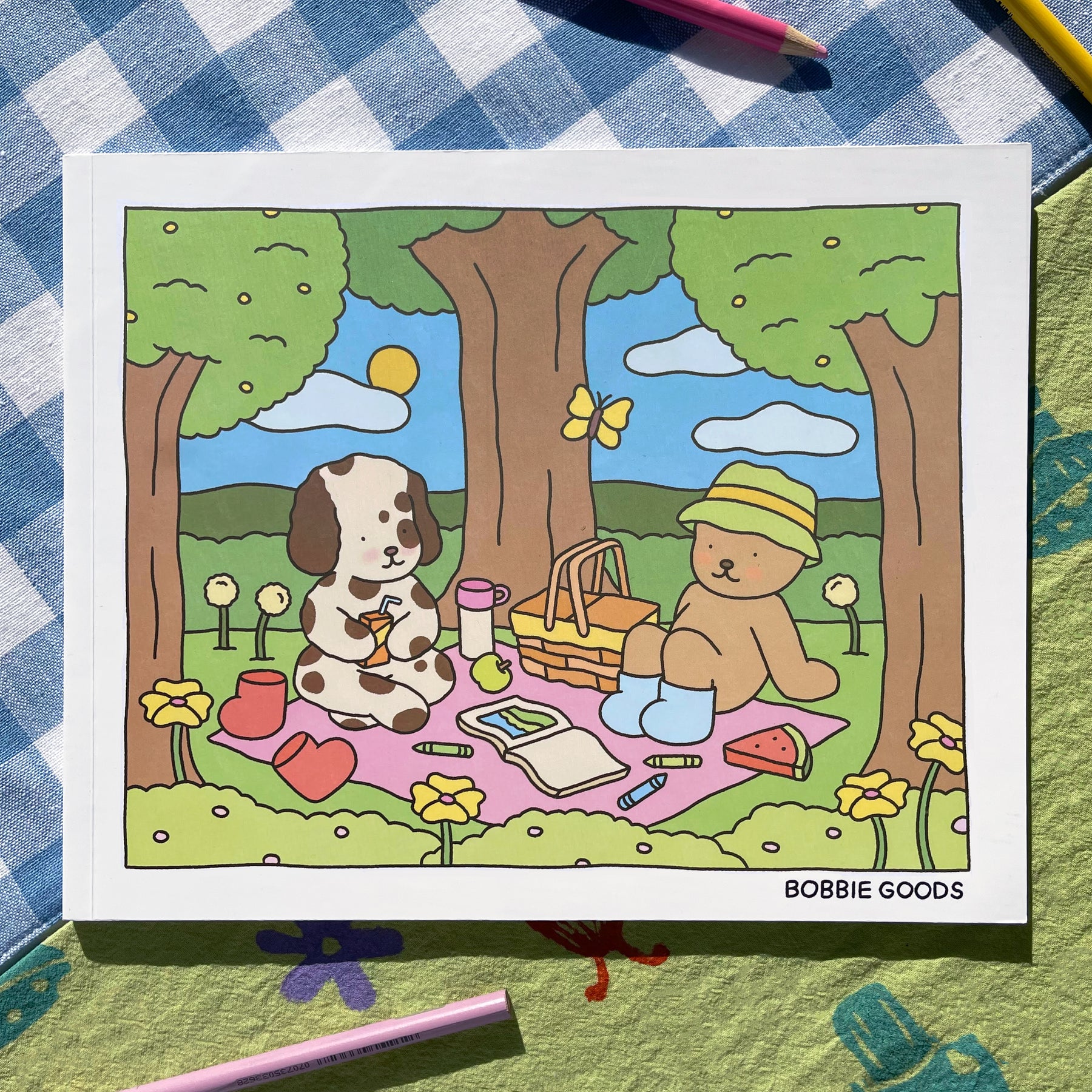 SpringSummer Coloring Book Bobbie Goods