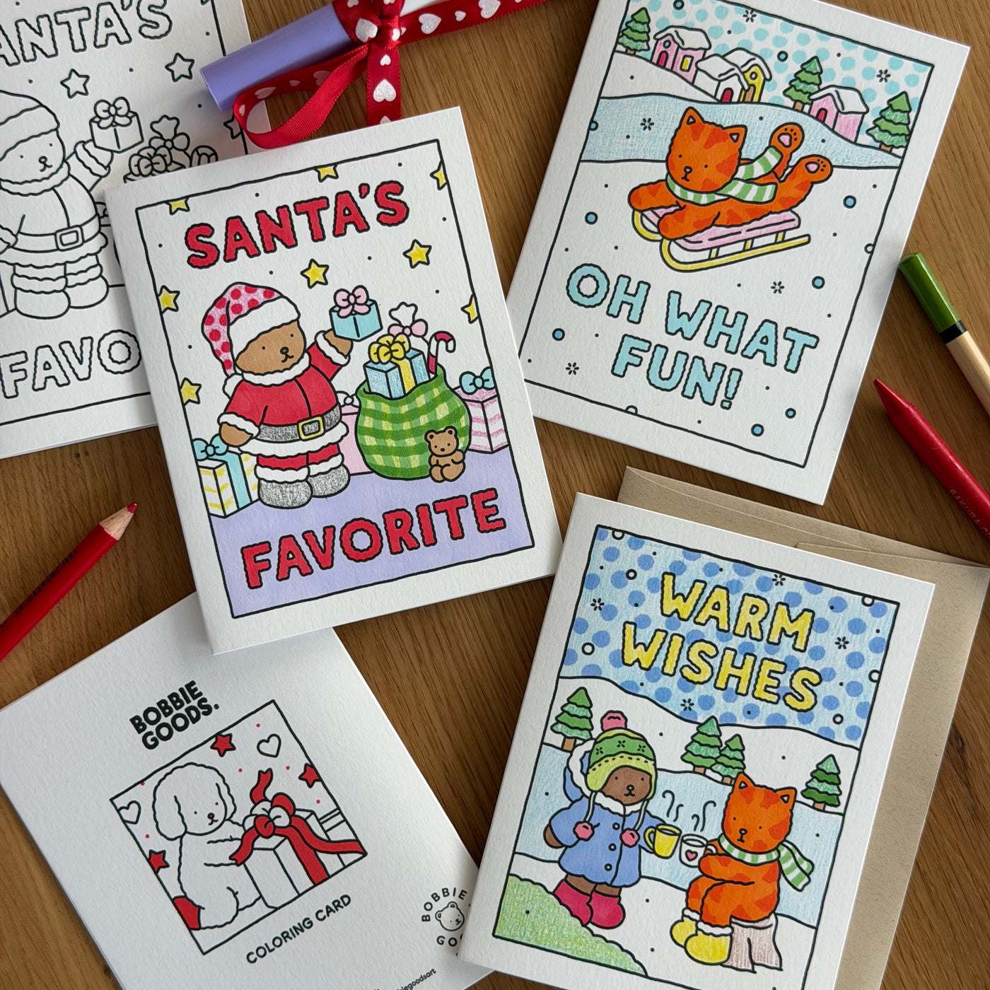 Oh What Fun! Coloring Card