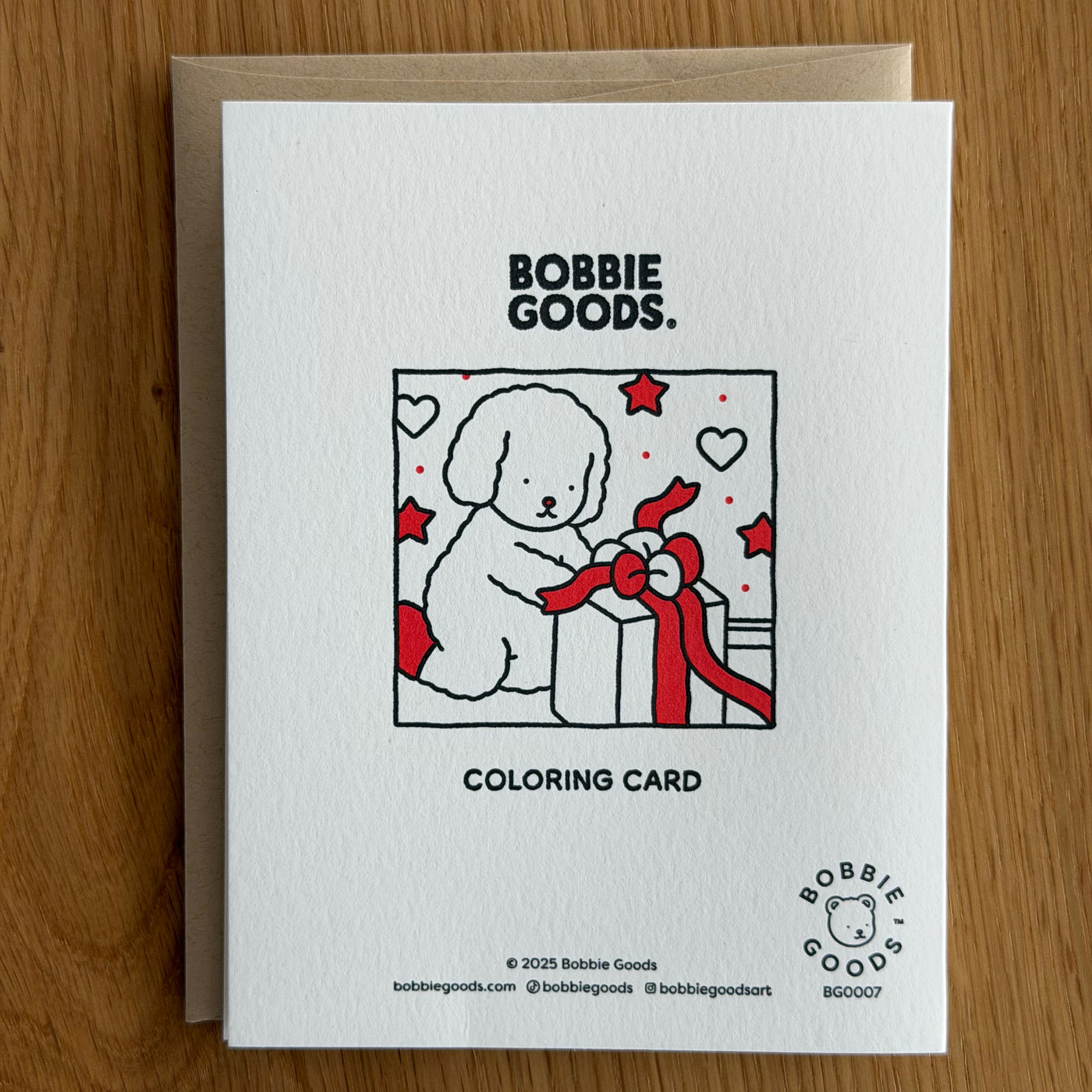 Santa's Favorite Coloring Card