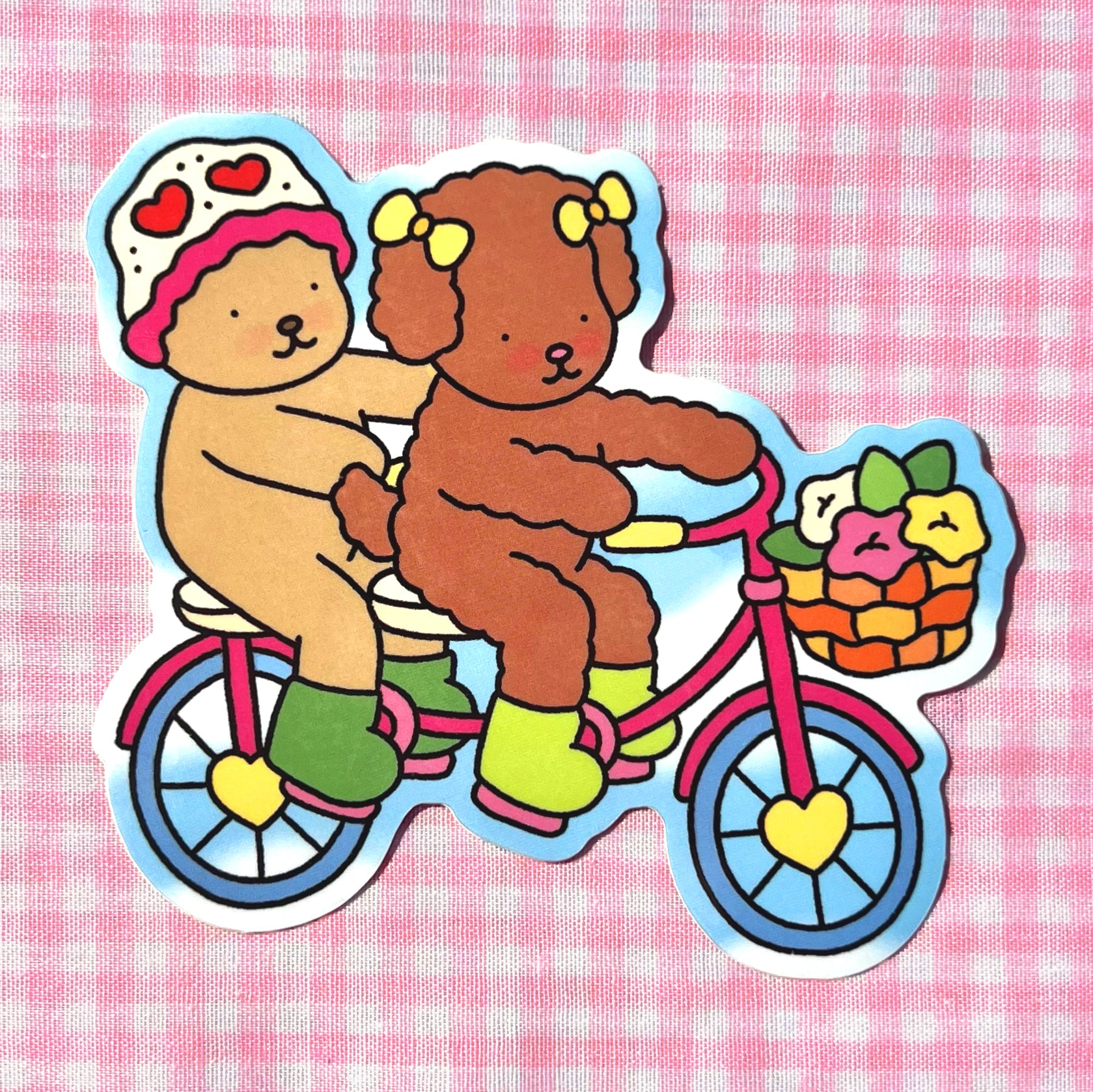 Bike ride sticker bobbie goods