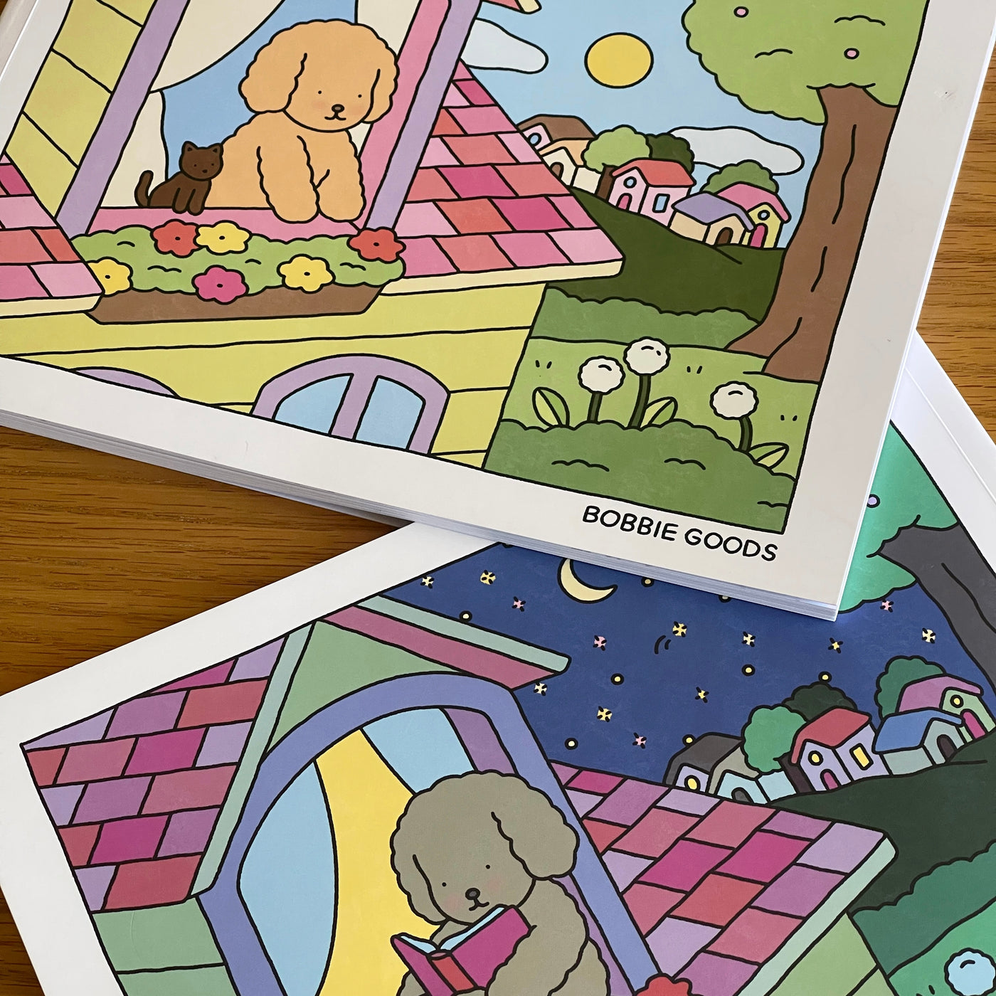 Day to Night Coloring Book