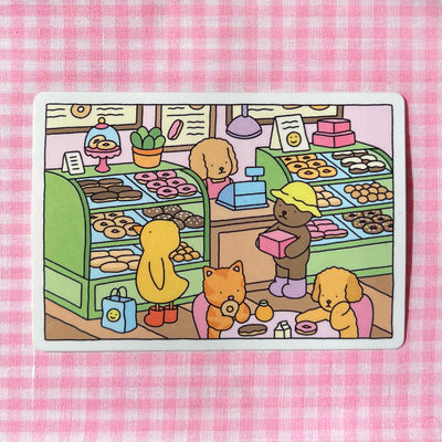 Donut Shop Sticker