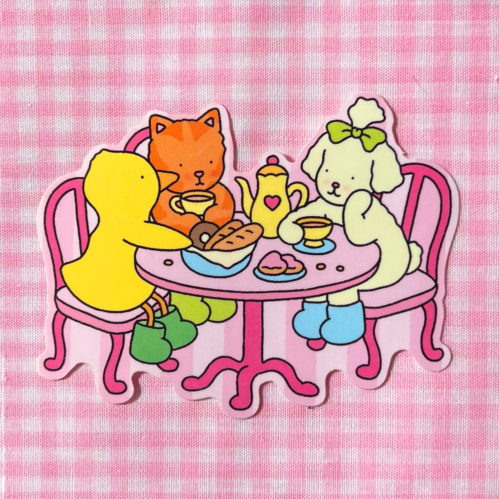 Tea Time Back Tea Time Sticker – Bobbie Goods