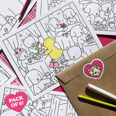 Bobbie Goods Coloring Book: 50+ One Sided Drawing JUMBO Pages Of Characters  and Iconic Scenes for Children Kids Girls Boys Ages 2-4 4-8 6-12 8-12 &  Adults : Langford, Annirine HJ.: : Books