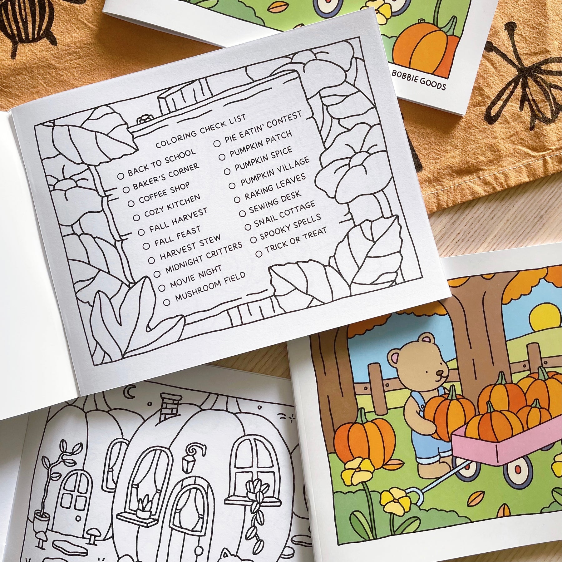 Fall Coloring Book '21 Bobbie Goods