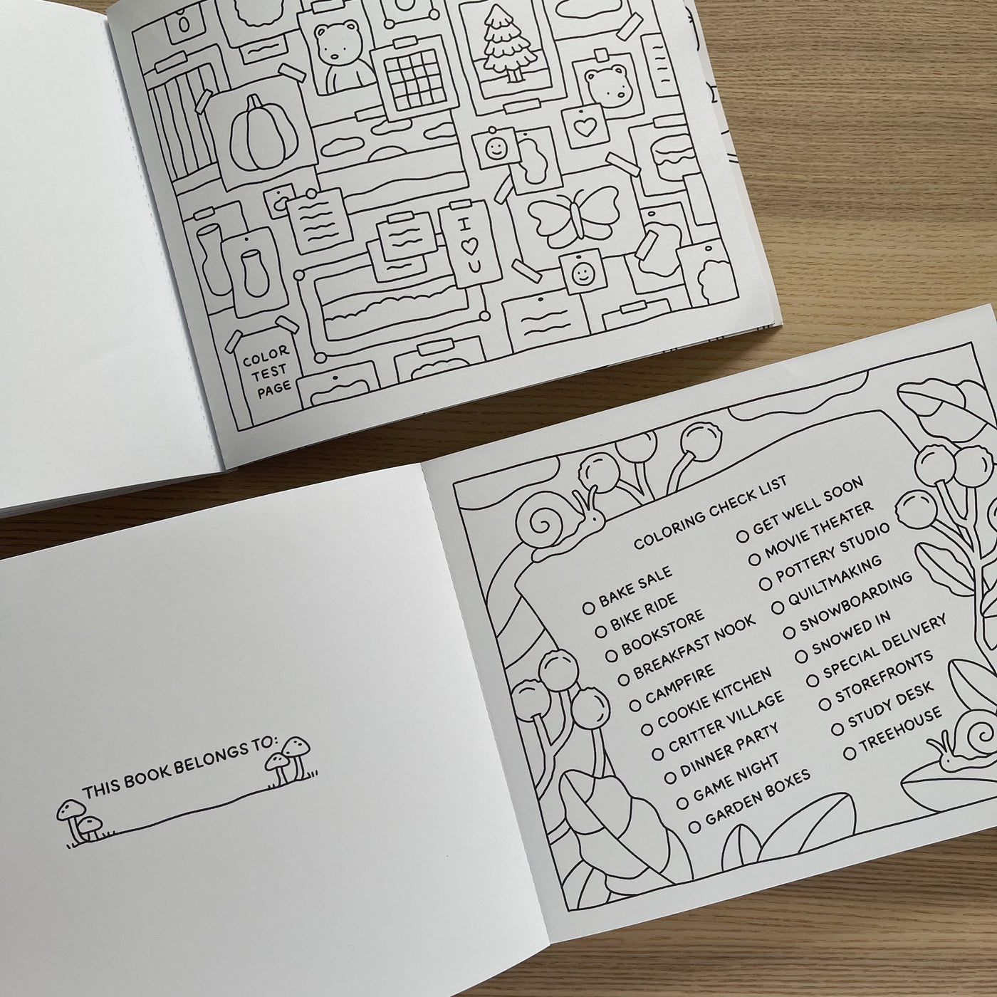 FallWinter Coloring Book Bobbie Goods