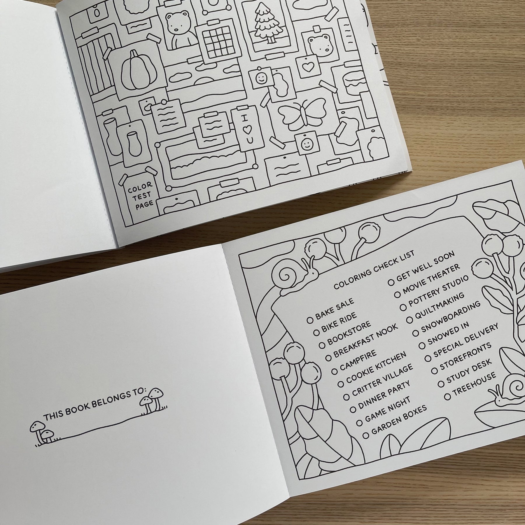 FallWinter Coloring Book Bobbie Goods