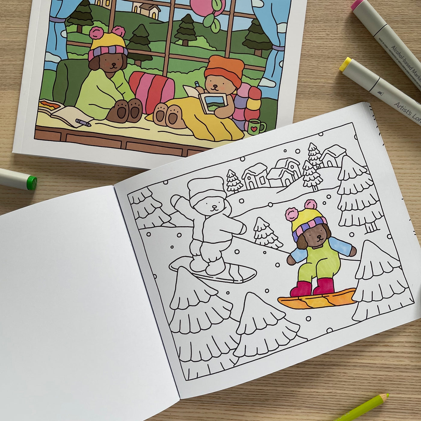 FallWinter Coloring Book Bobbie Goods