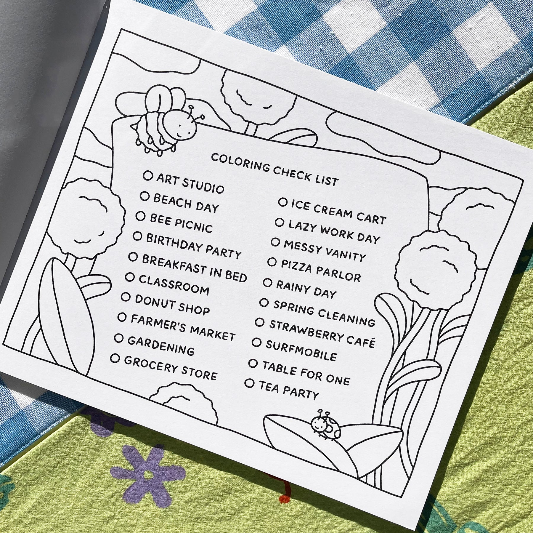 Spring-Summer Coloring Book – Bobbie Goods