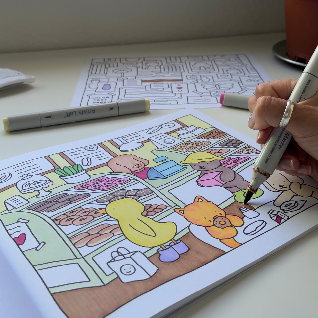 SpringSummer Coloring Book Bobbie Goods
